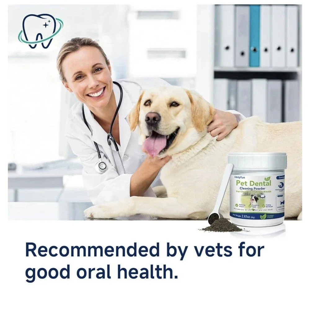 Dental Powder for Dogs – Teeth Cleaning & Dental Care Made Easy NEW